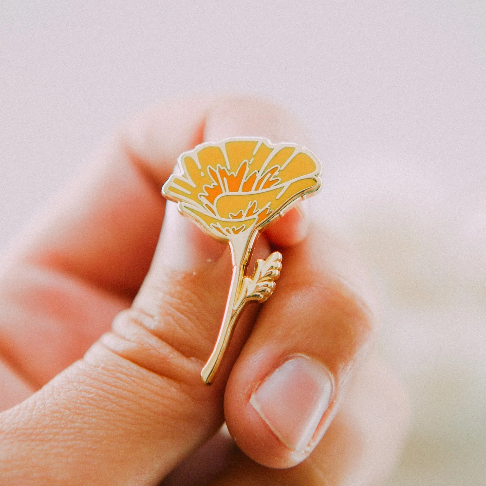 California Poppy Pin - Image 4