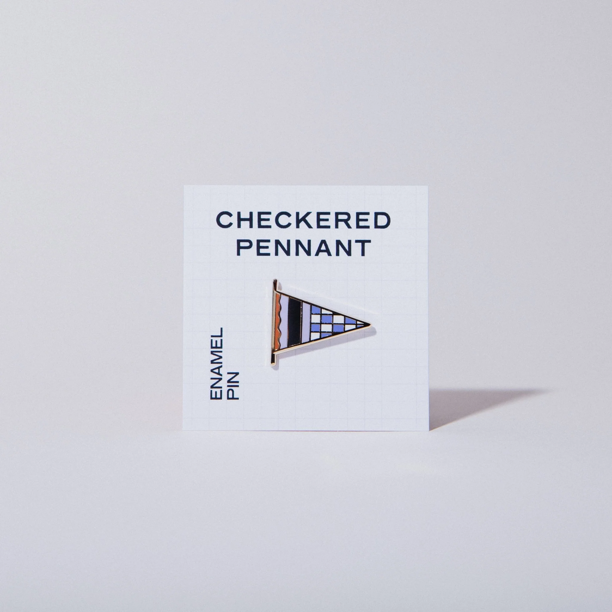 Checkered Pennant Pin - Image 3