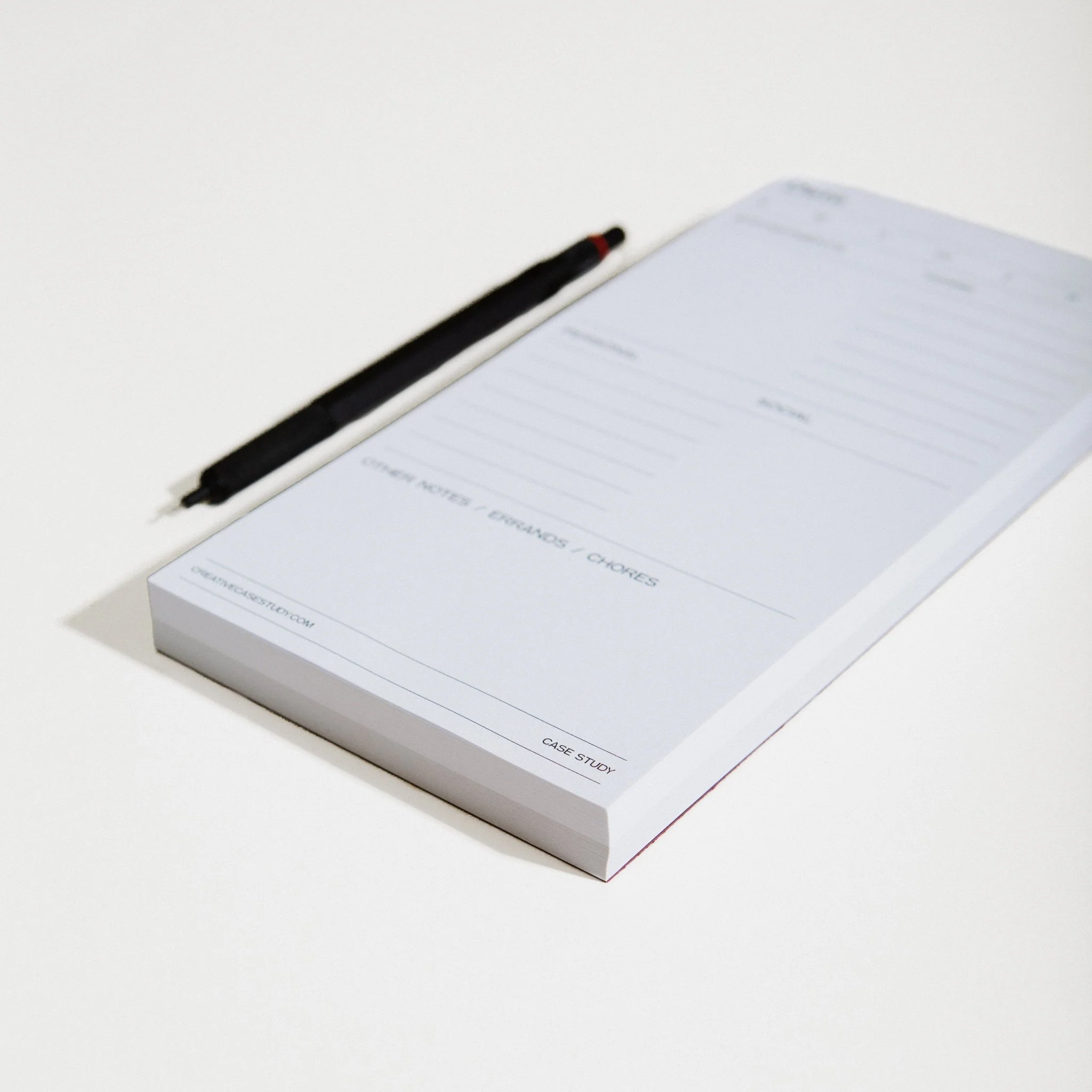 Daily Task Pad - White & Grey - Image 3