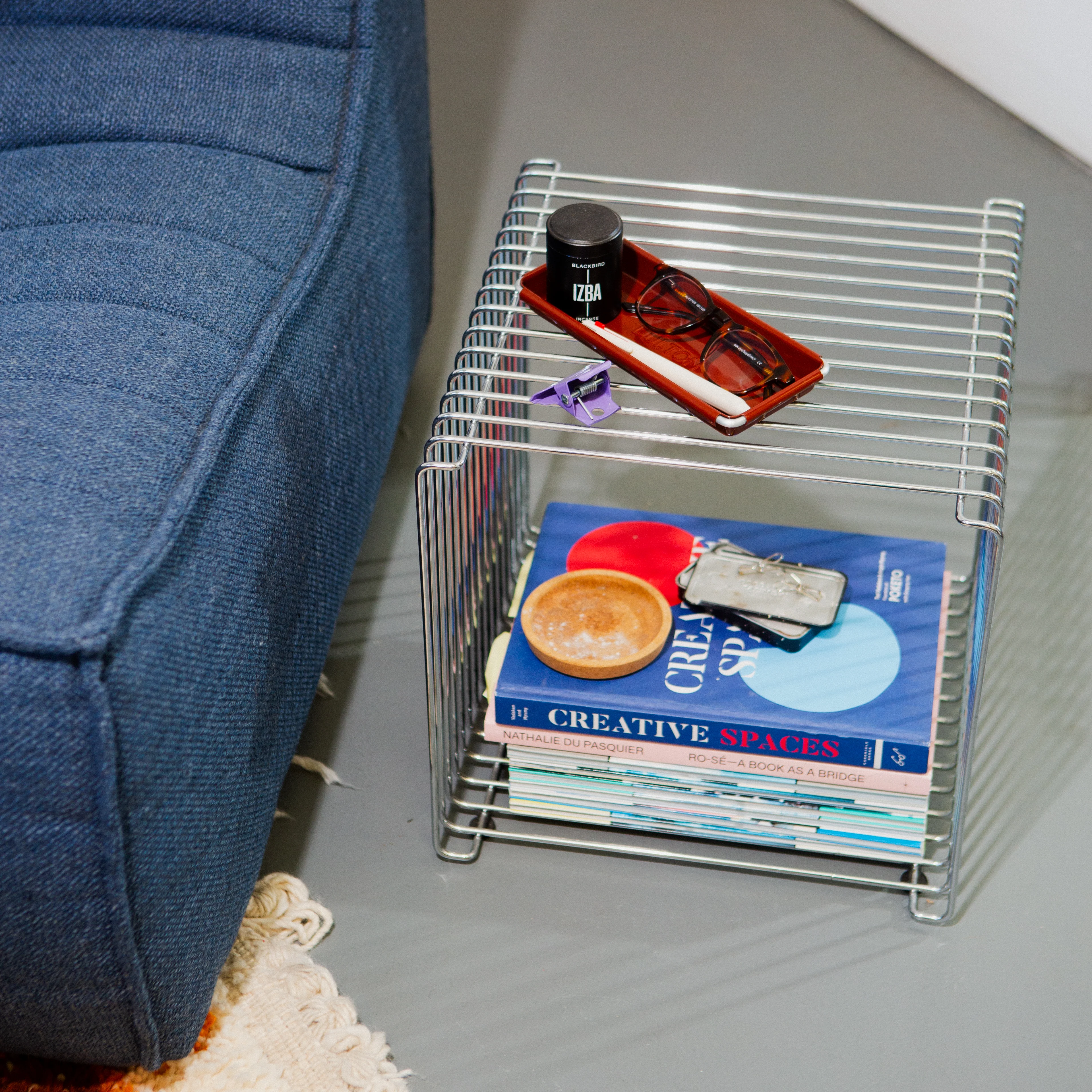 Glossy Steel Desktop Tray - Shallow - Image 5