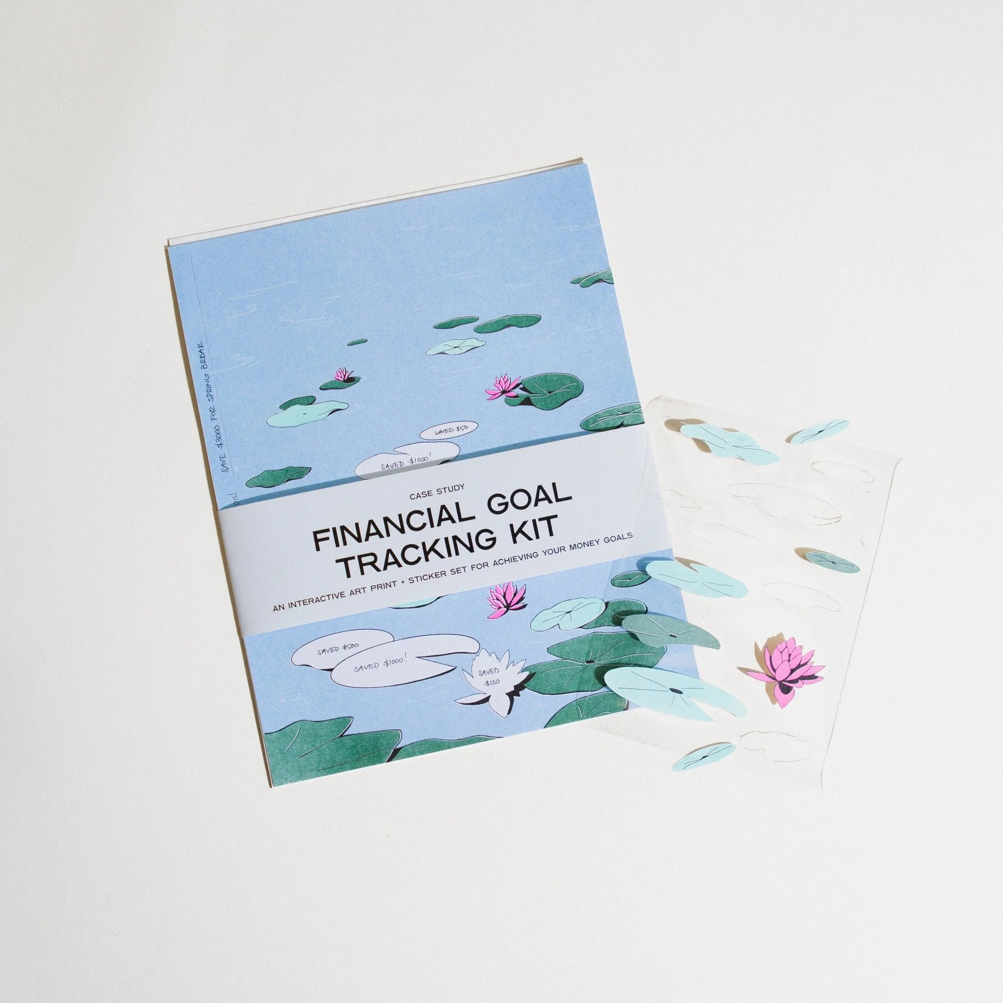 Financial Goal Tracking Kit - Lotus Pond - Image 3
