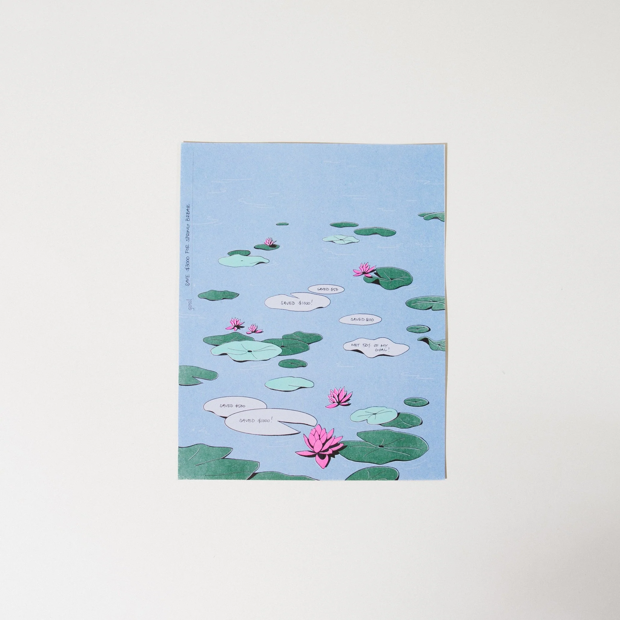 Financial Goal Tracking Kit - Lotus Pond - Image 7