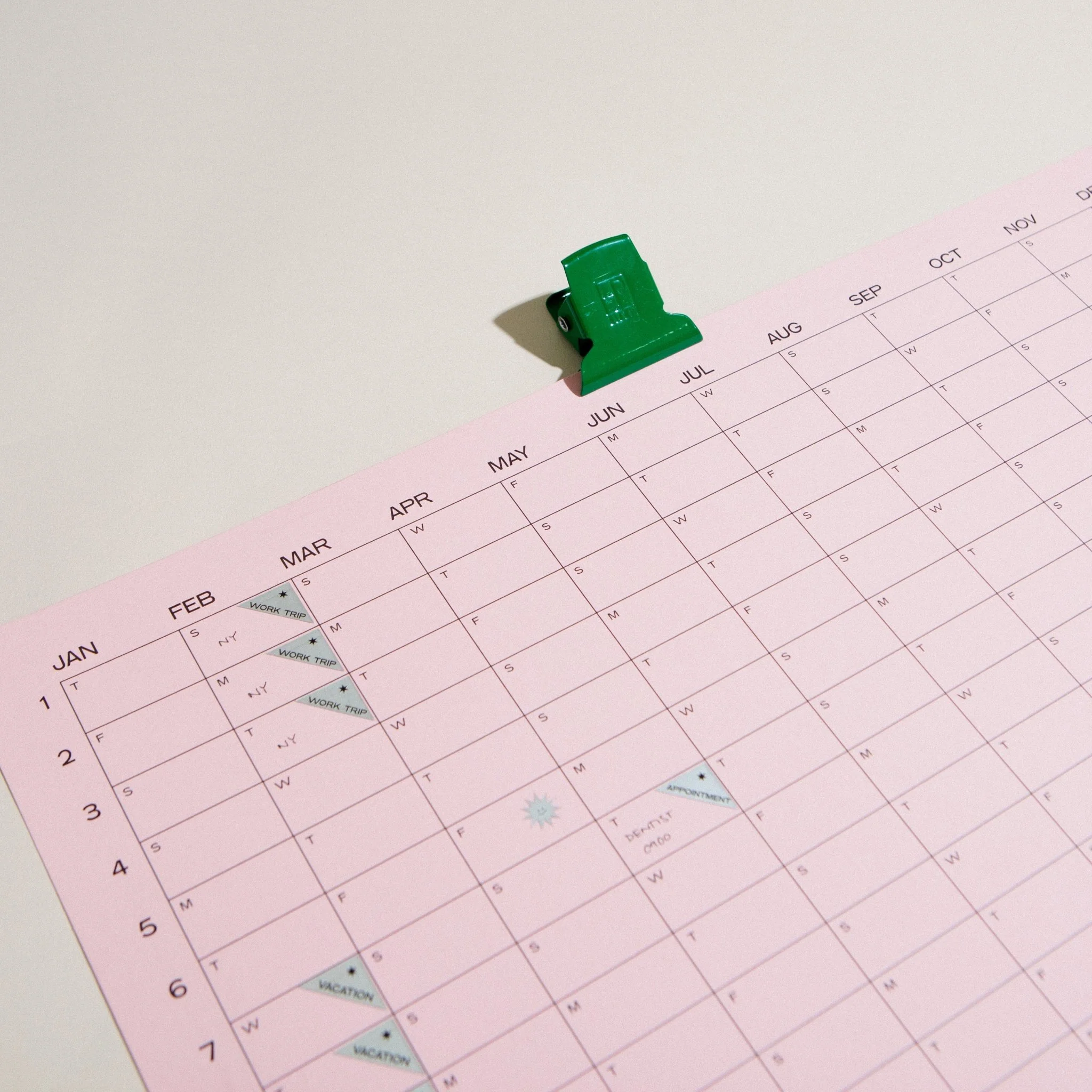 Metal Stationery Clip - Green - Image 3