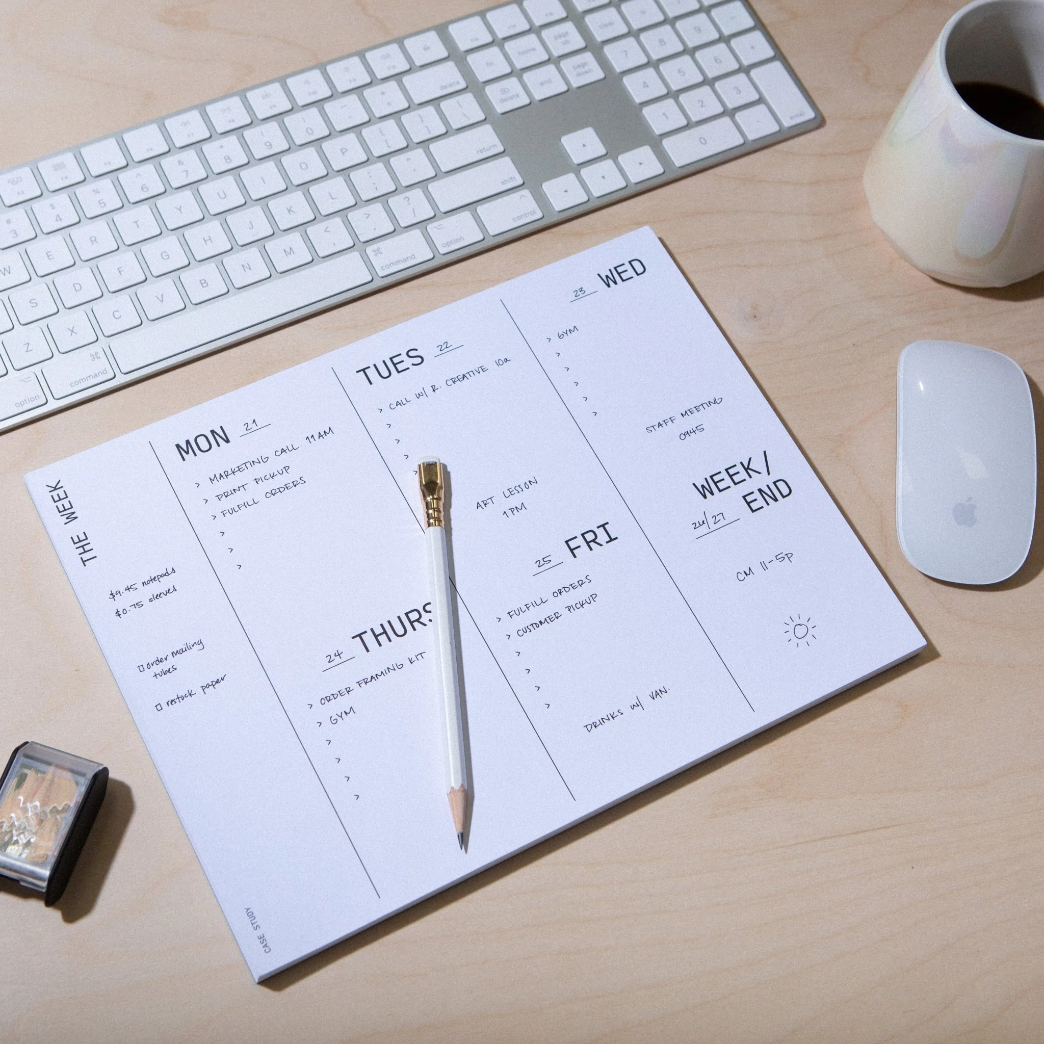 Large Weekly Desk Planner - Image 3